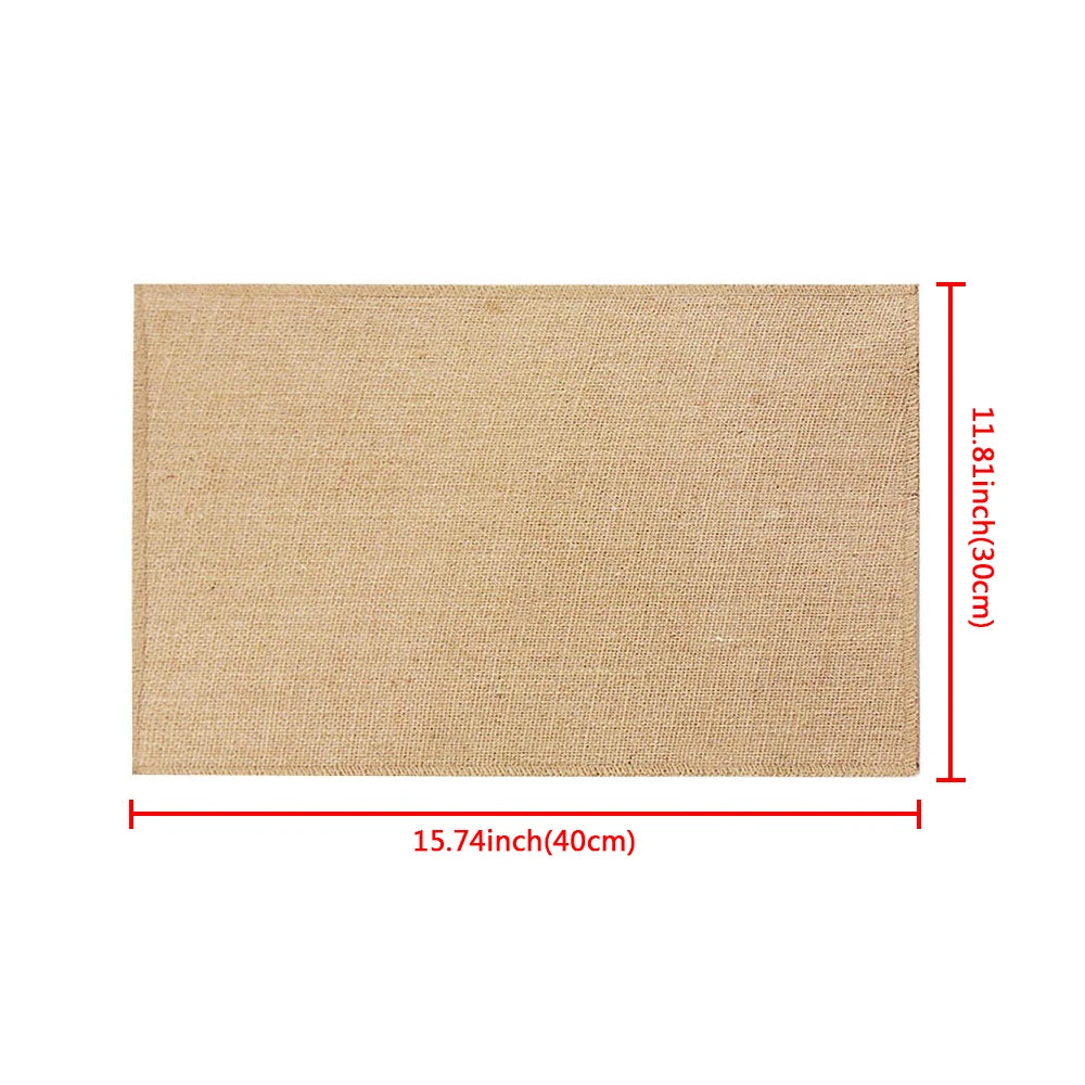 Set de table jute rectangulaire | Toile antidérapante
