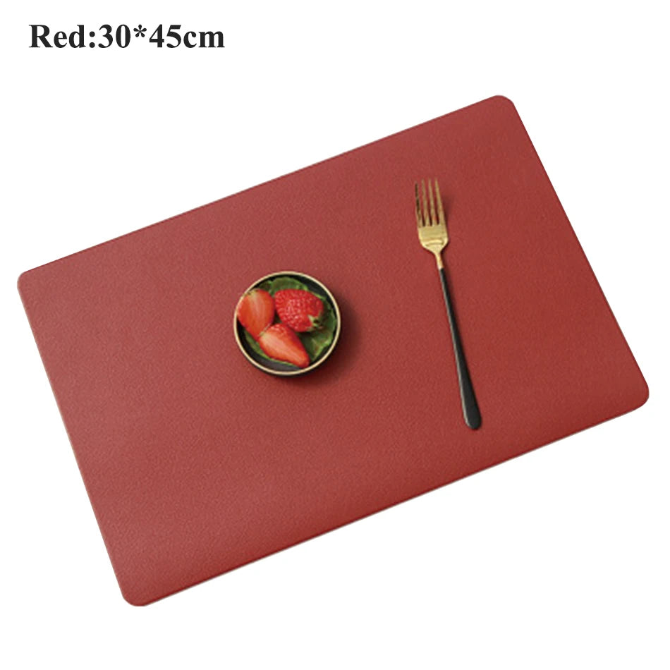 Set de table en simili cuir | Luxe