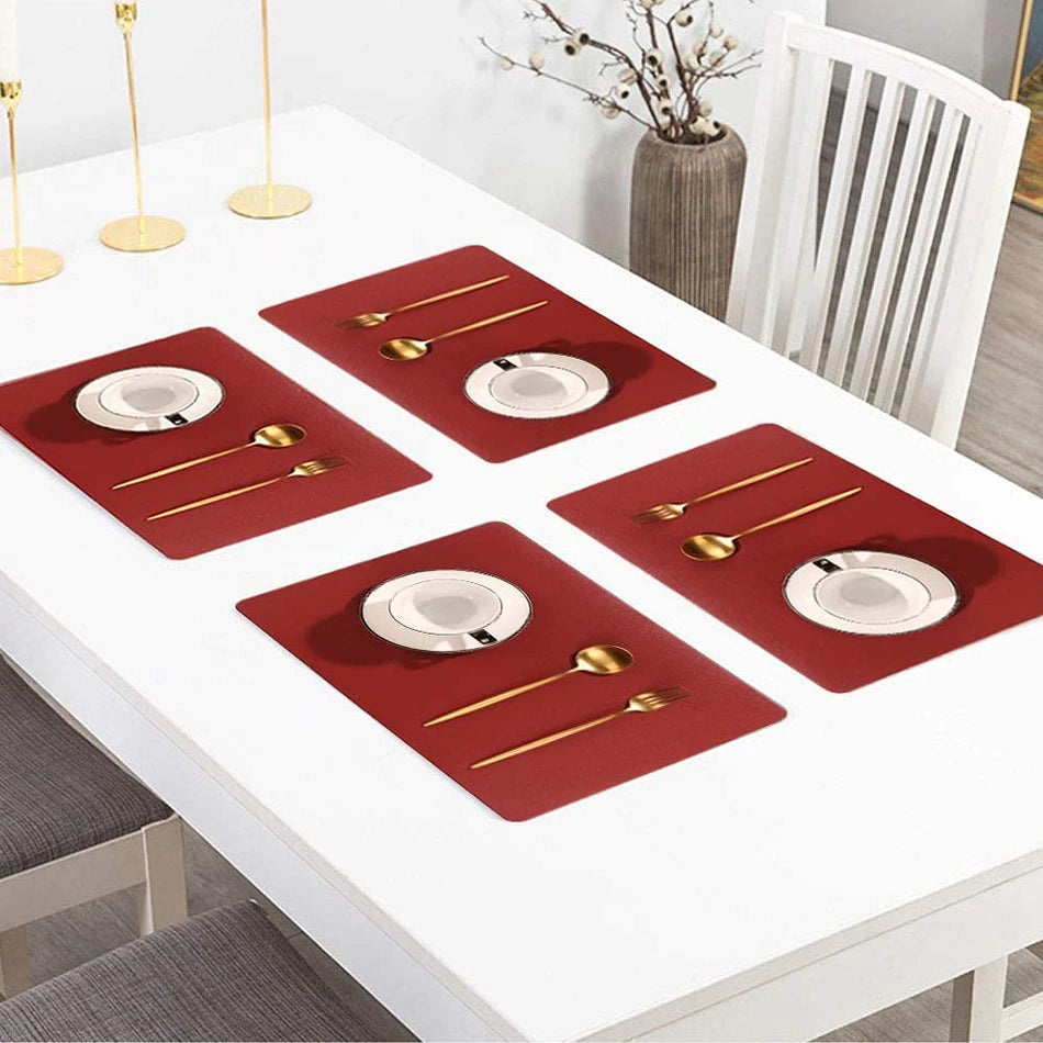 Set de table en simili cuir | Luxe