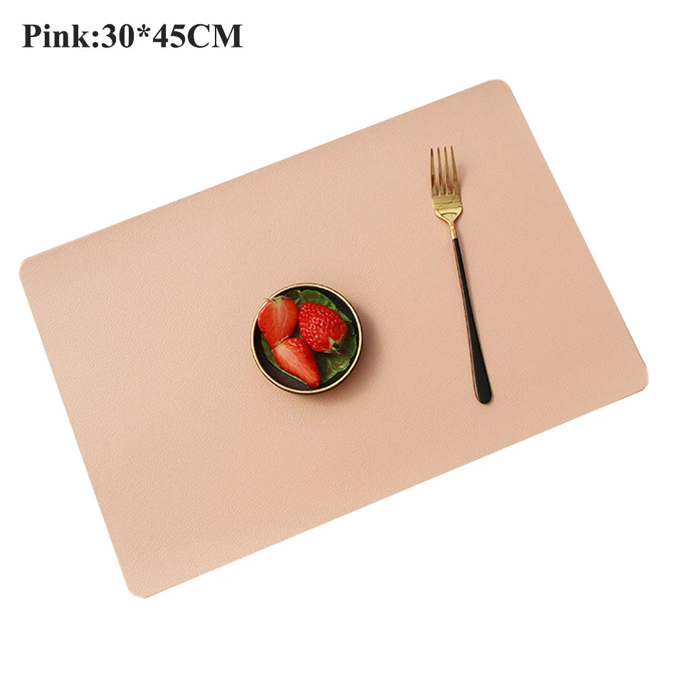 Set de table en simili cuir | Luxe