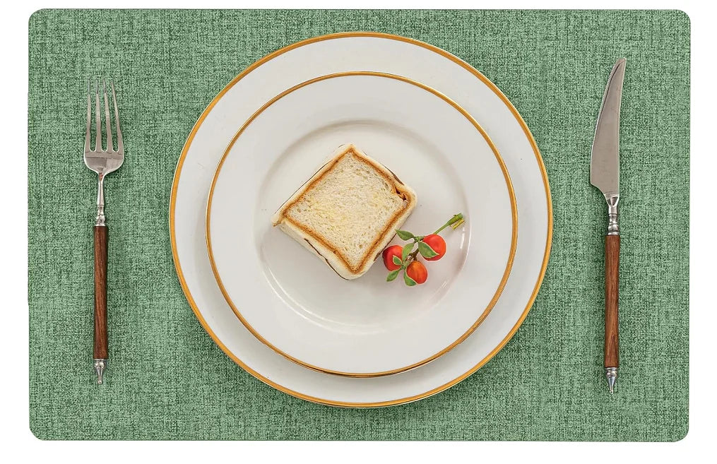 Set de table imitation cuir | Trois Couleurs