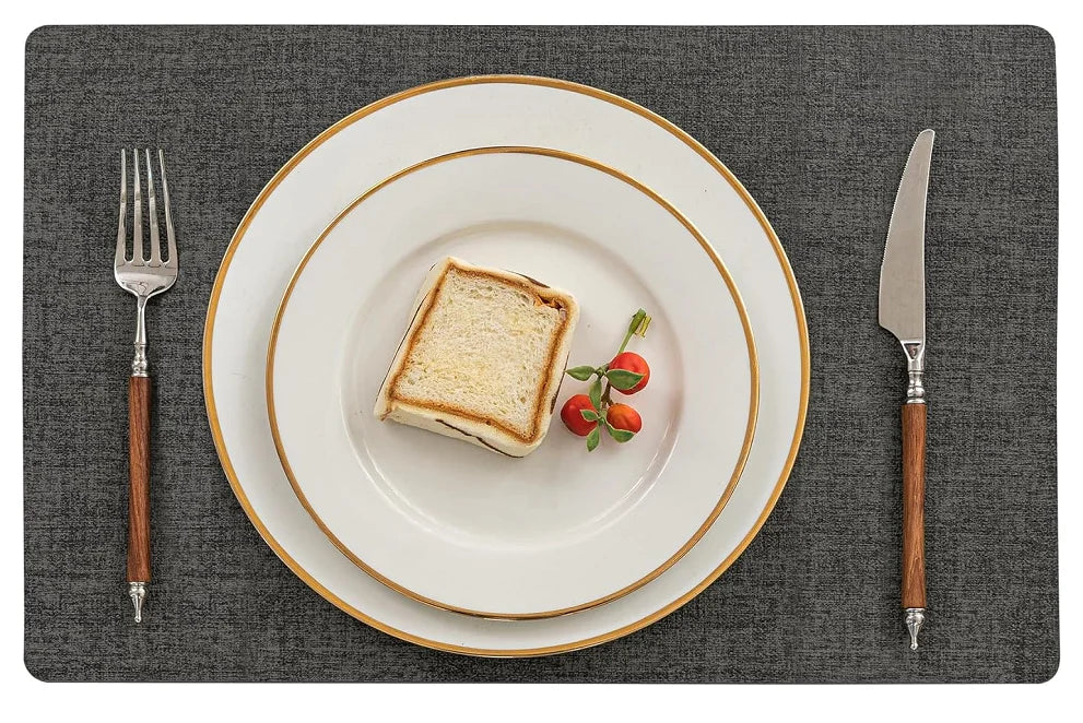 Set de table imitation cuir | Trois Couleurs