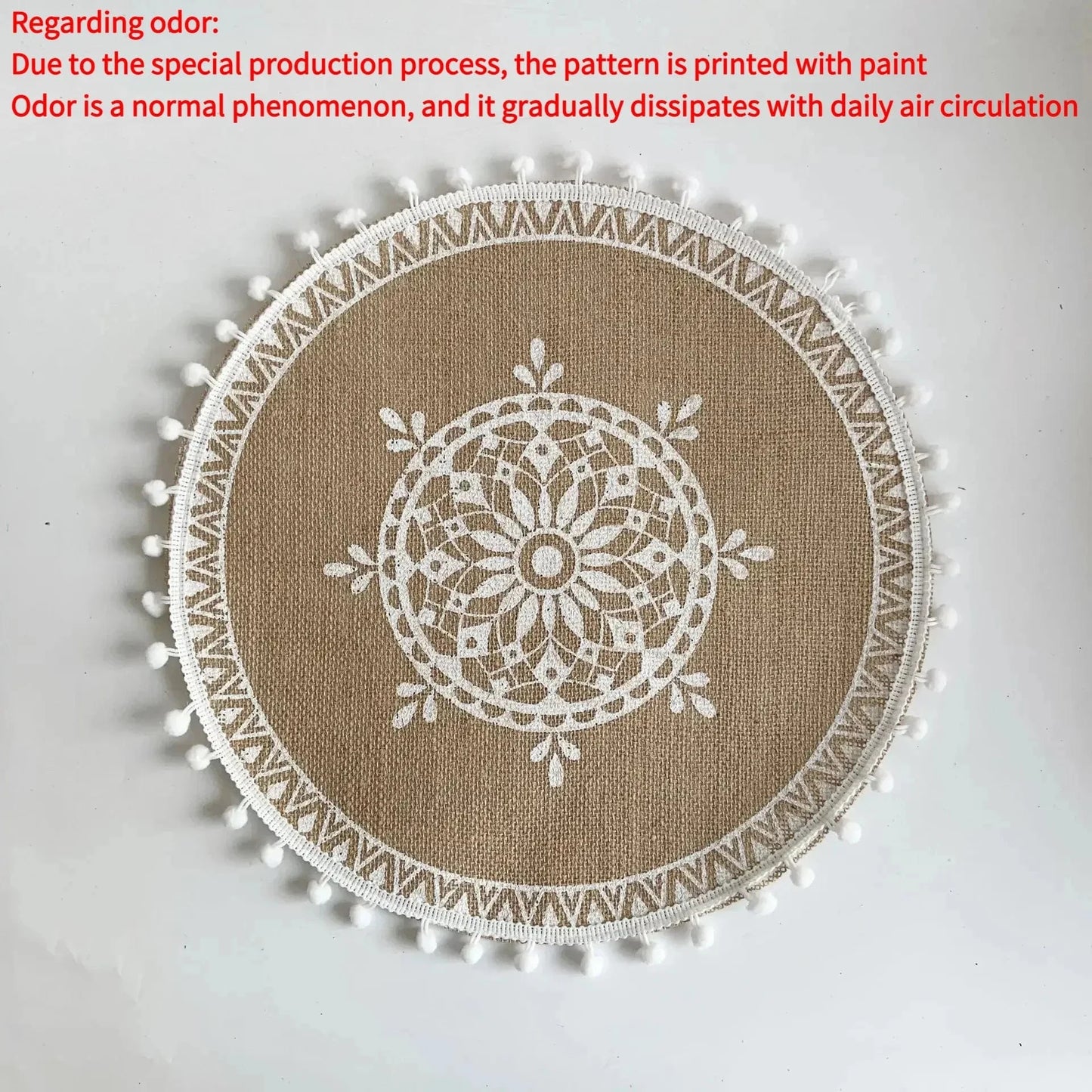 Grand set de table rond | Joli Set de Table D / 38cm / Rond