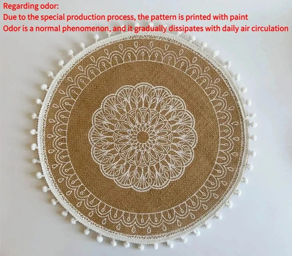 Grand set de table rond | Joli Set de Table C / 38cm / Rond