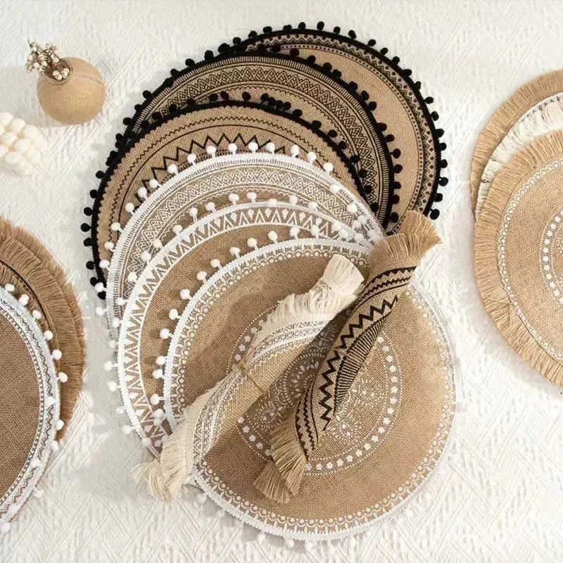 Grand set de table rond | Joli Set de Table