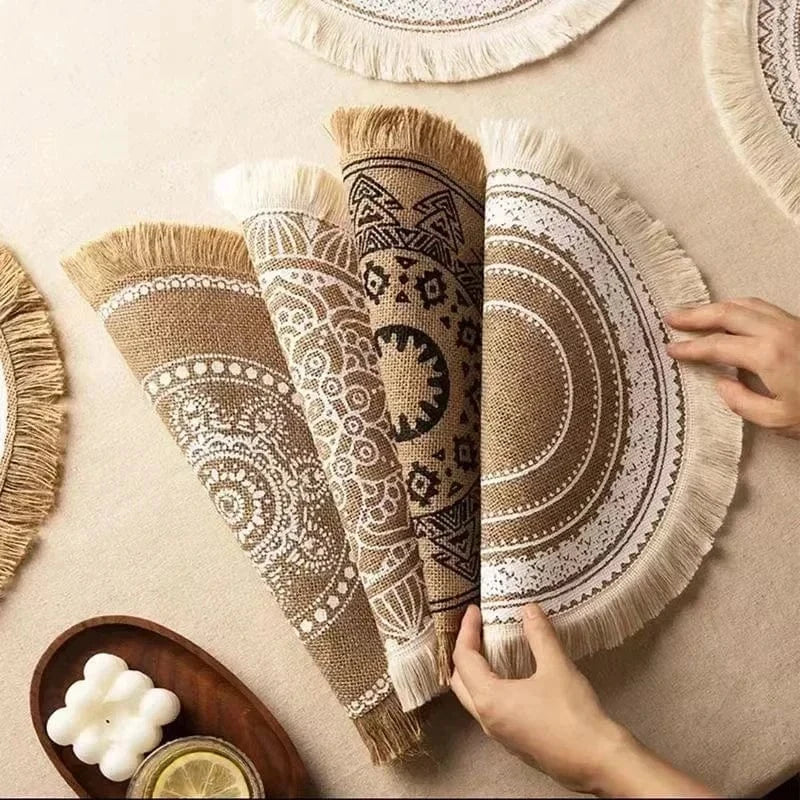 Grand set de table rond | Joli Set de Table
