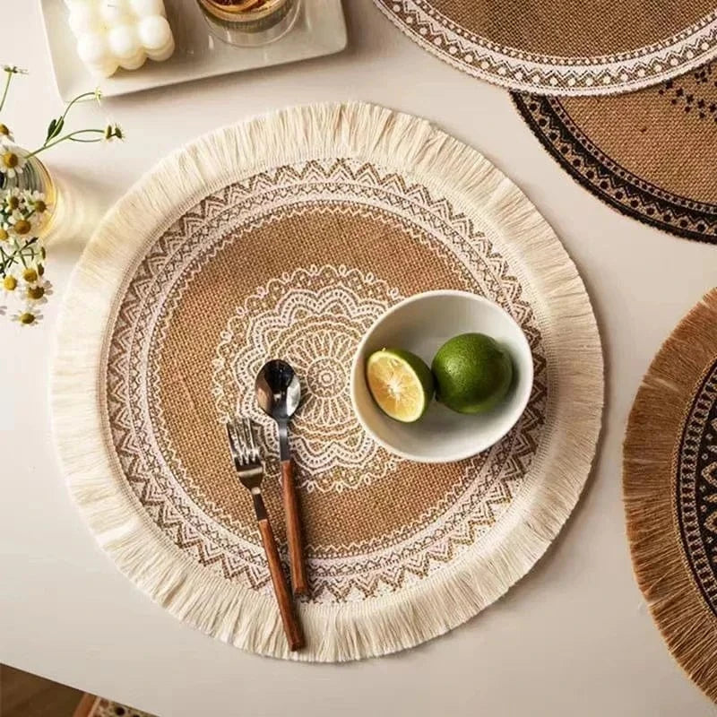 Grand set de table rond | Joli Set de Table