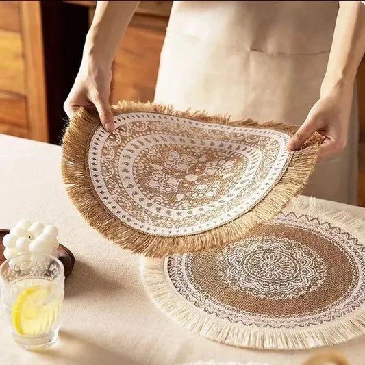 Grand set de table rond | Joli Set de Table