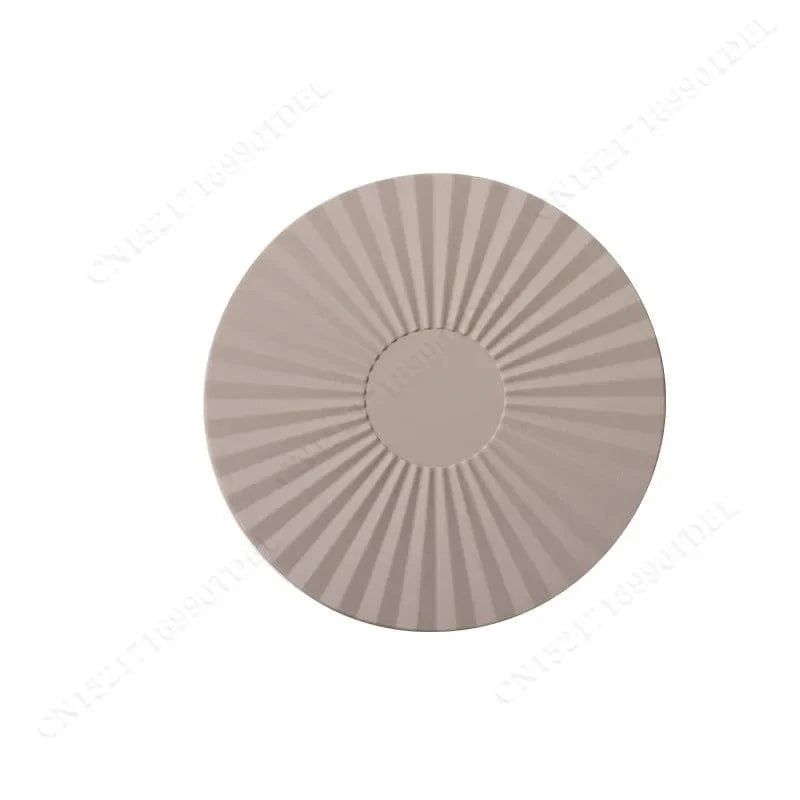 Petit set de table rond | Joli Set de Table Gris clair / 17cm