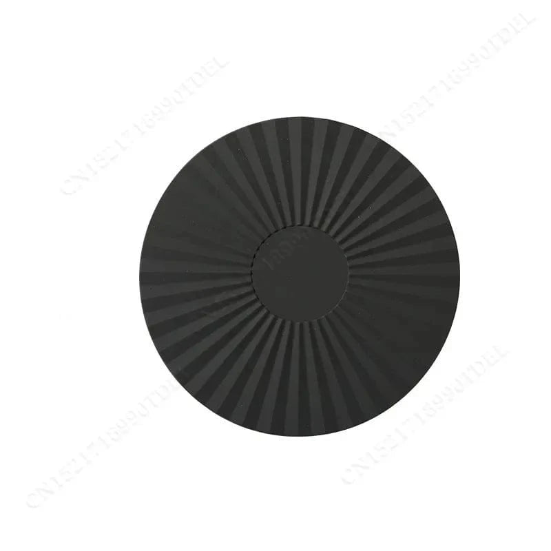 Petit set de table rond | Joli Set de Table Gris foncé / 10cm