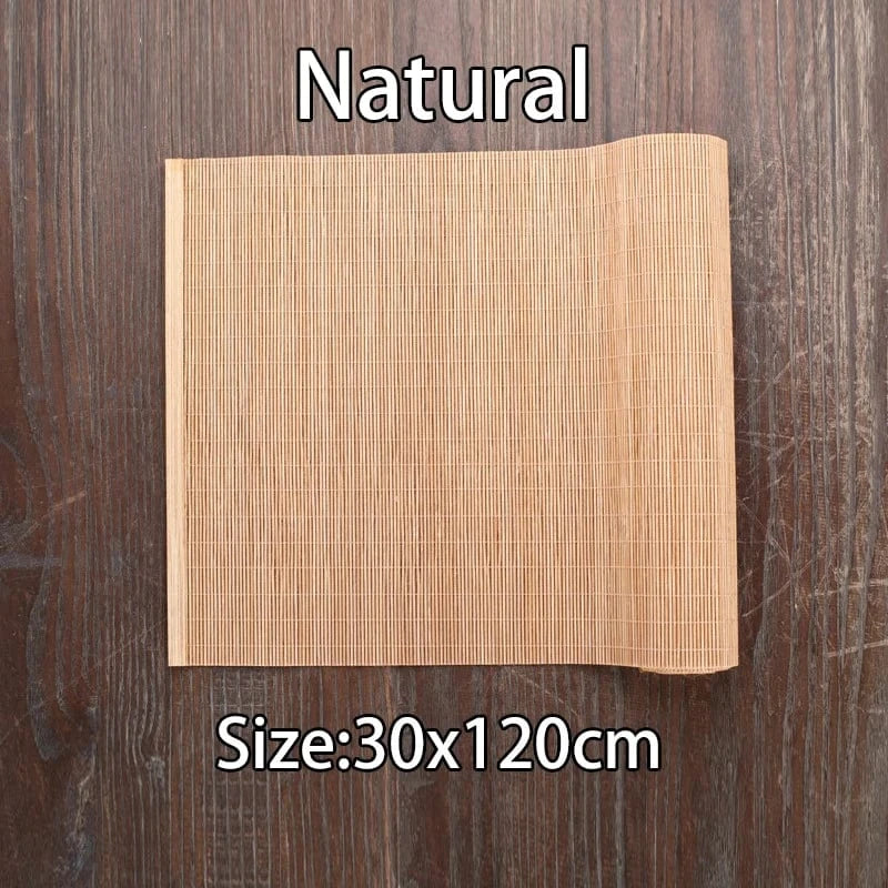 Set de table bambou bois | Naturel | Joli Set de Table 30x120cm-A / 1pc