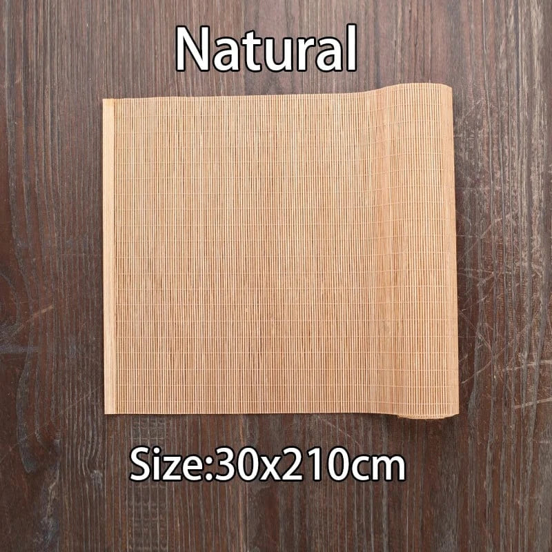 Set de table bambou bois | Naturel | Joli Set de Table 30x210cm-A / 1pc
