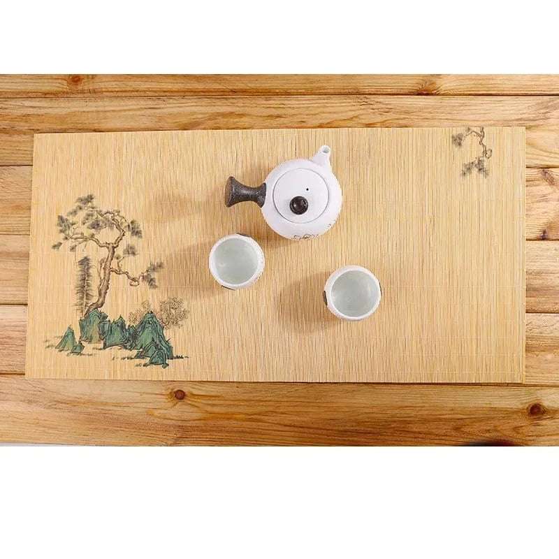 Set de table bambou japonais | Arbre | Joli Set de Table 04-Pine / 60x30cm