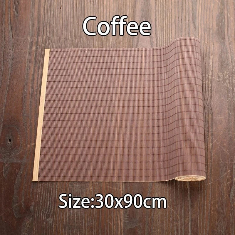 Set de table bambou marron | Naturel | Joli Set de Table 30x90cm-b / 1pc