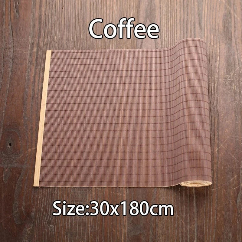 Set de table bambou marron | Naturel | Joli Set de Table 30x180cm-b / 1pc