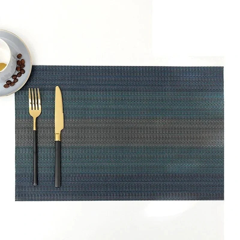 Set de table coloré design | Dégradé | Joli Set de Table E-Navy / 2PC / 30X45CM