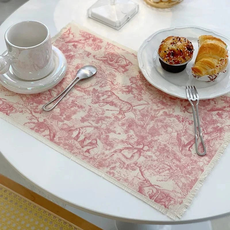 Set de table coton lin | Style nordique | Joli Set de Table 11 / 29x43cm