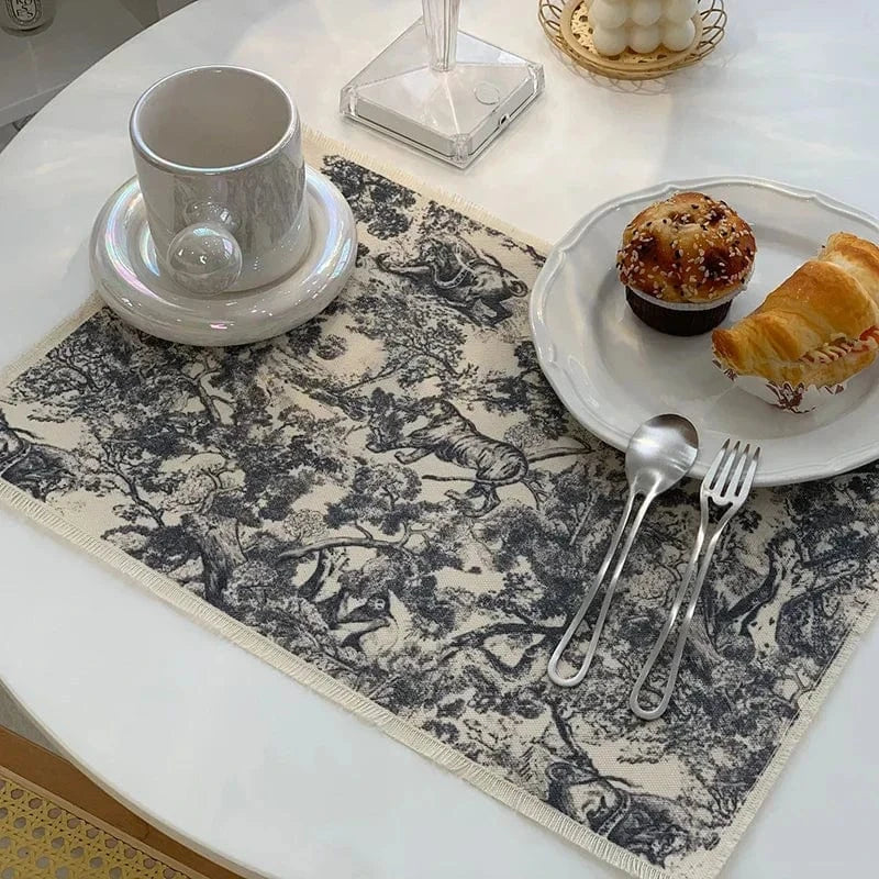 Set de table coton lin | Style nordique | Joli Set de Table 5 / 29x43cm