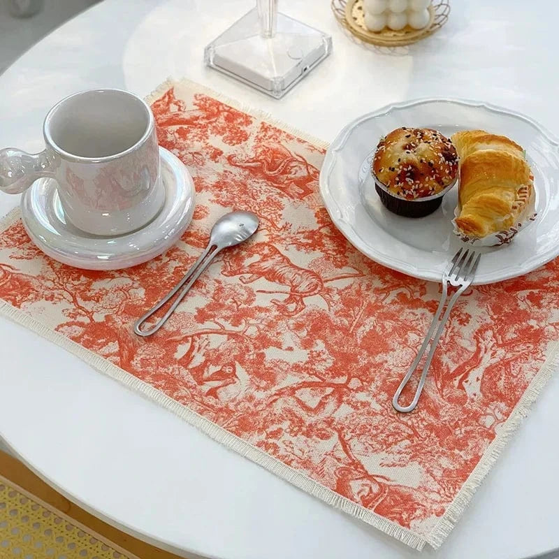 Set de table coton lin | Style nordique | Joli Set de Table 1 / 29x43cm