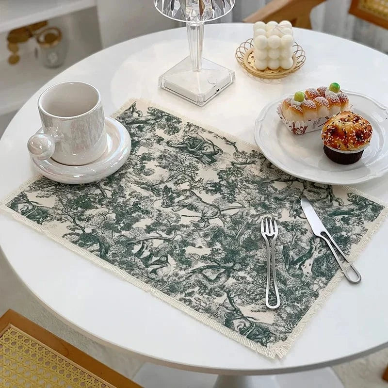 Set de table coton lin | Style nordique | Joli Set de Table 9 / 29x43cm