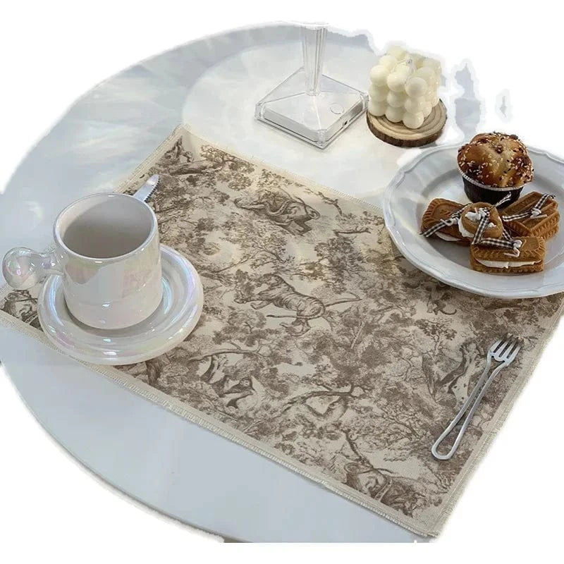 Set de table coton lin | Style nordique | Joli Set de Table