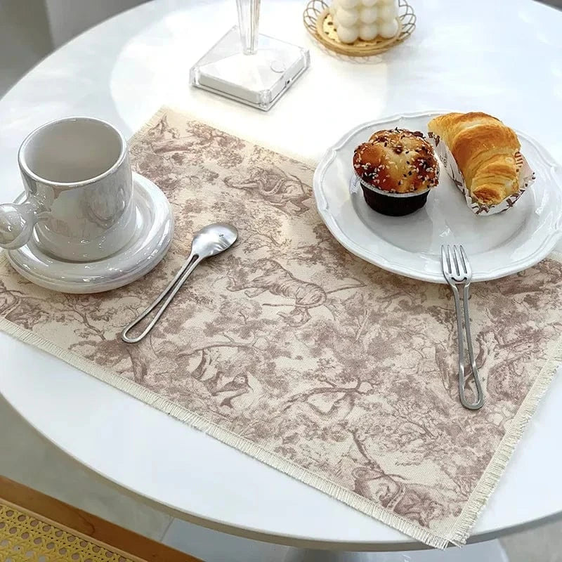 Set de table coton lin | Style nordique | Joli Set de Table