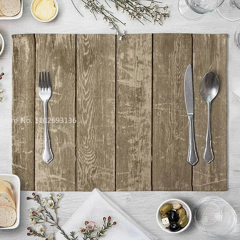 Set de table couleur bois | Bûche | Joli Set de Table 2 / 40X30cm