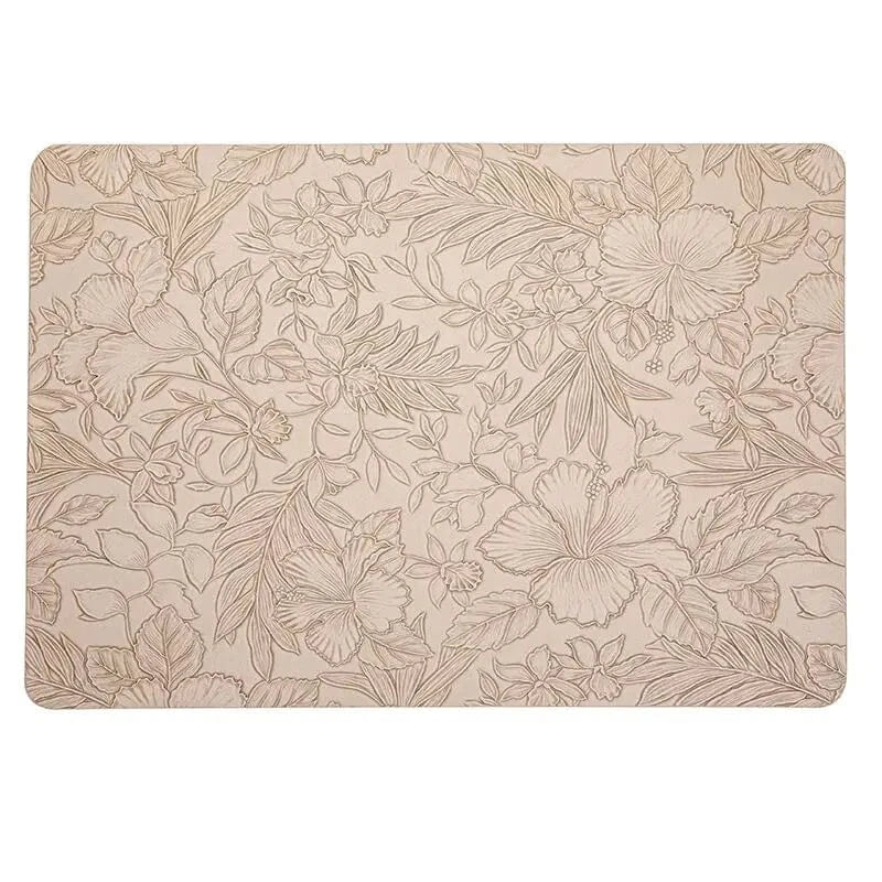 Set de table design cuir | Nature | Joli Set de Table Abricot / 43x30 cm