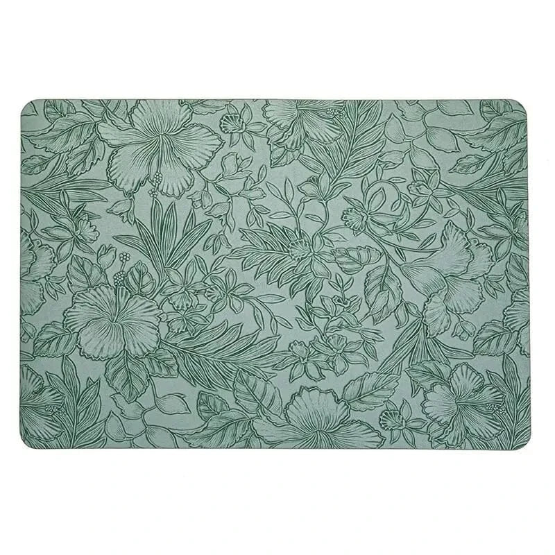 Set de table design cuir | Nature | Joli Set de Table Vert / 43x30 cm