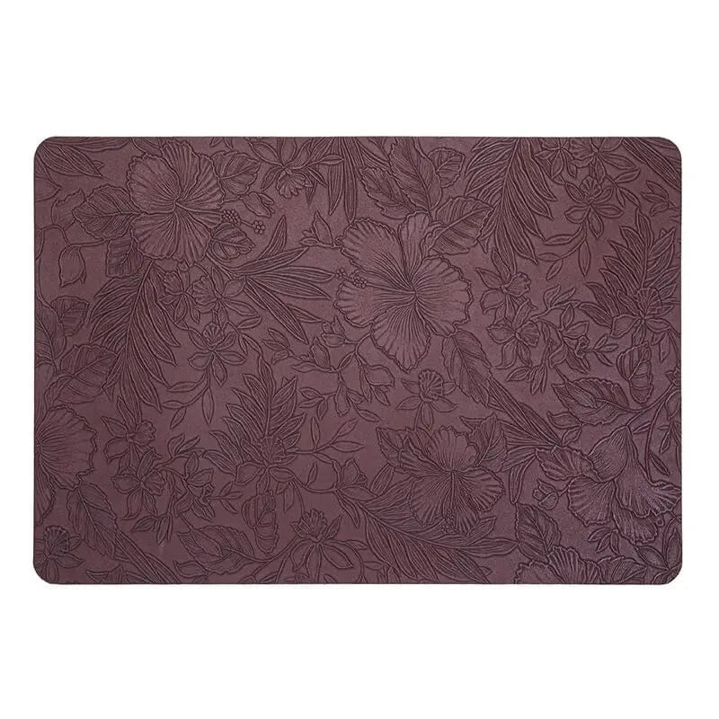 Set de table design cuir | Nature | Joli Set de Table Café / 43x30 cm