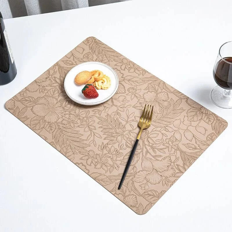Set de table design cuir | Nature | Joli Set de Table