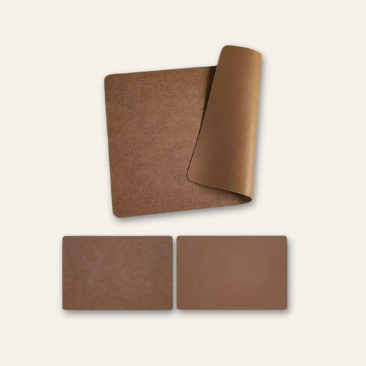 Set de table effet cuir | Cuisine | Joli Set de Table Café léger / 44.5x30cm / Lot de 1 pièce