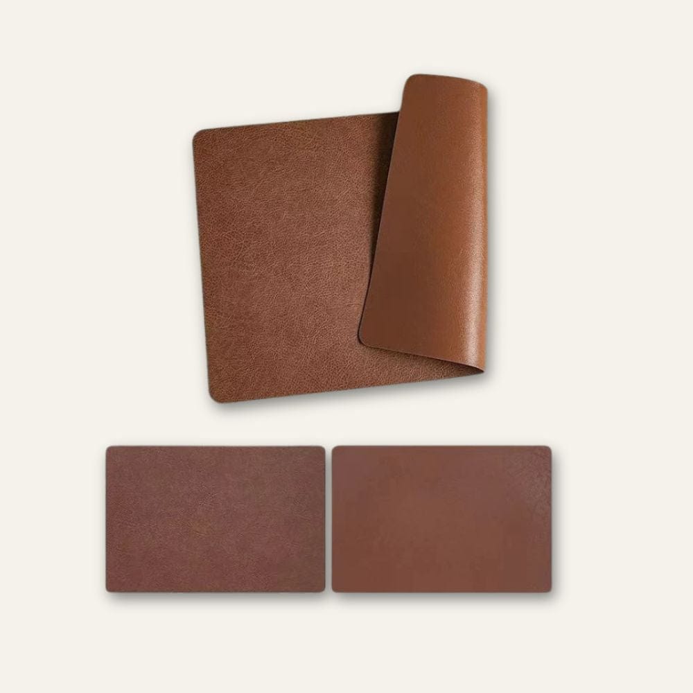 Set de table effet cuir | Cuisine | Joli Set de Table Brun / 44.5x30cm / Lot de 1 pièce