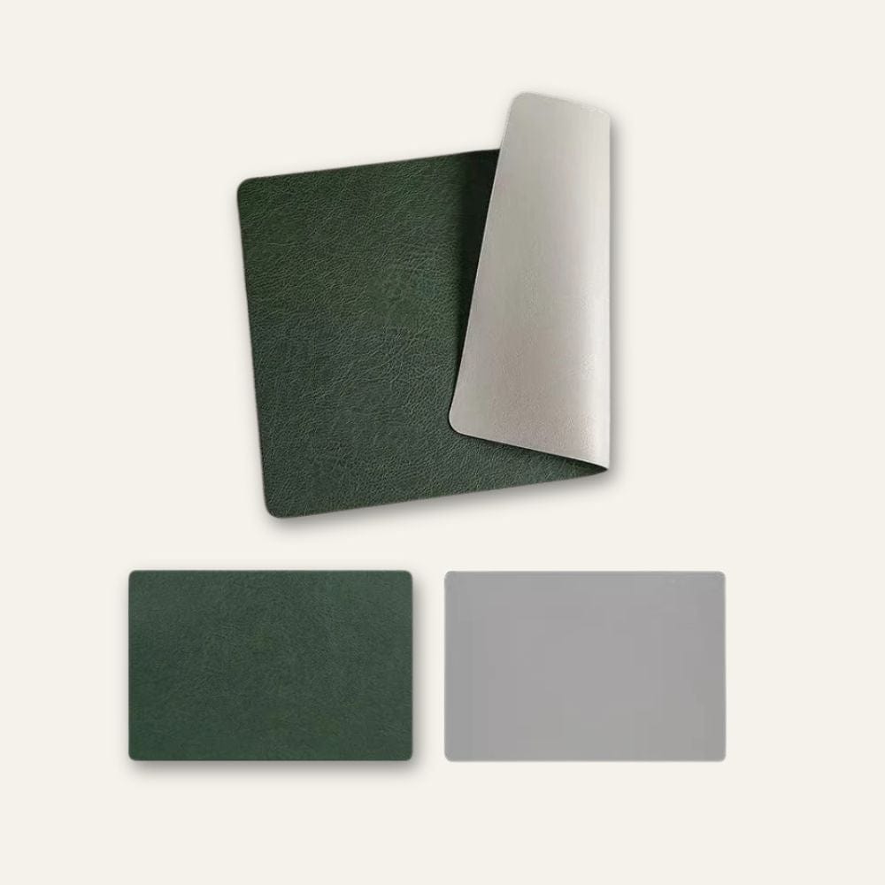 Set de table effet cuir | Cuisine | Joli Set de Table Vert / 44.5x30cm / Lot de 1 pièce