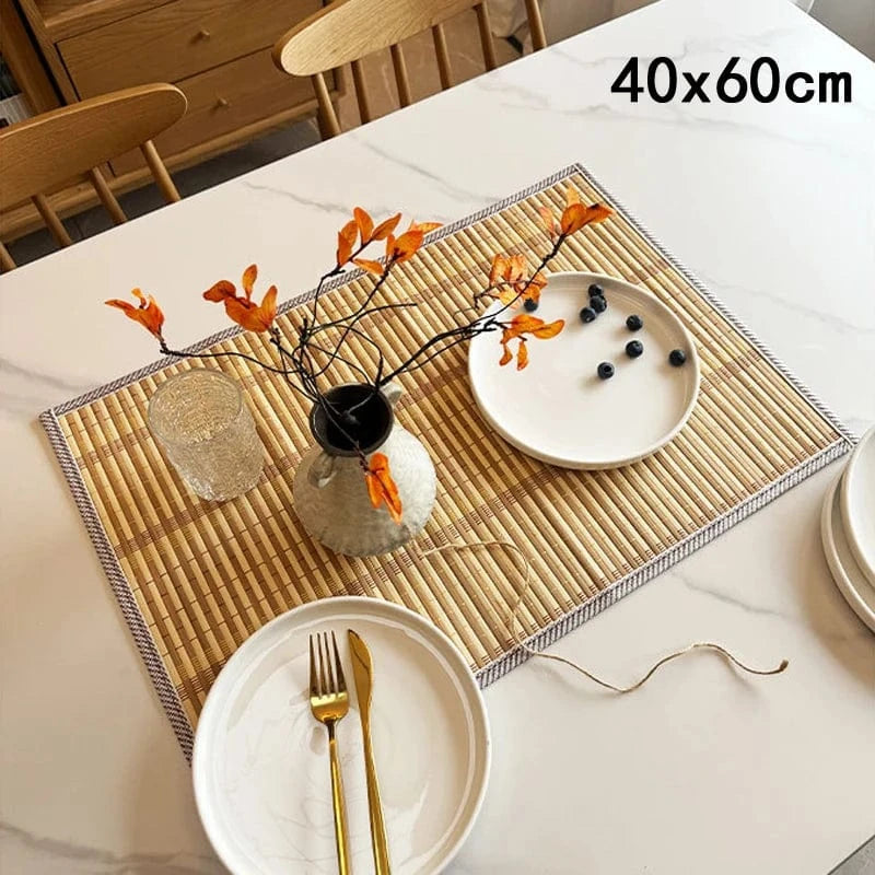 Set de table en bambou | Claire | Joli Set de Table Rec 40x60cm 1pc / Comme affiché
