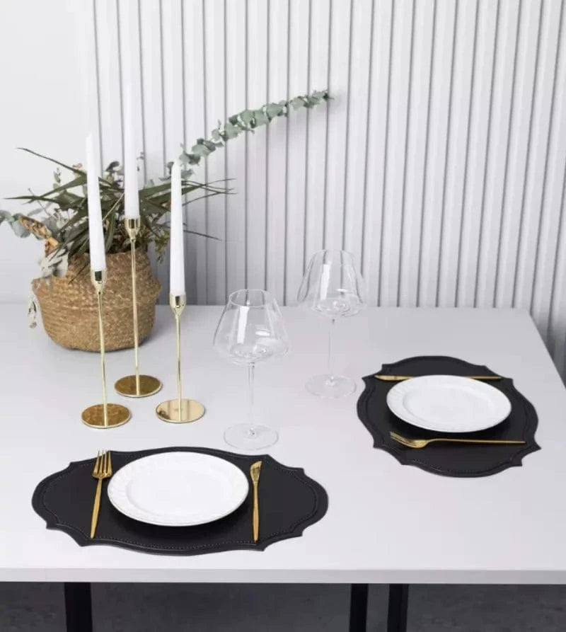 Set de table en faux cuir | Luxe | Joli Set de Table