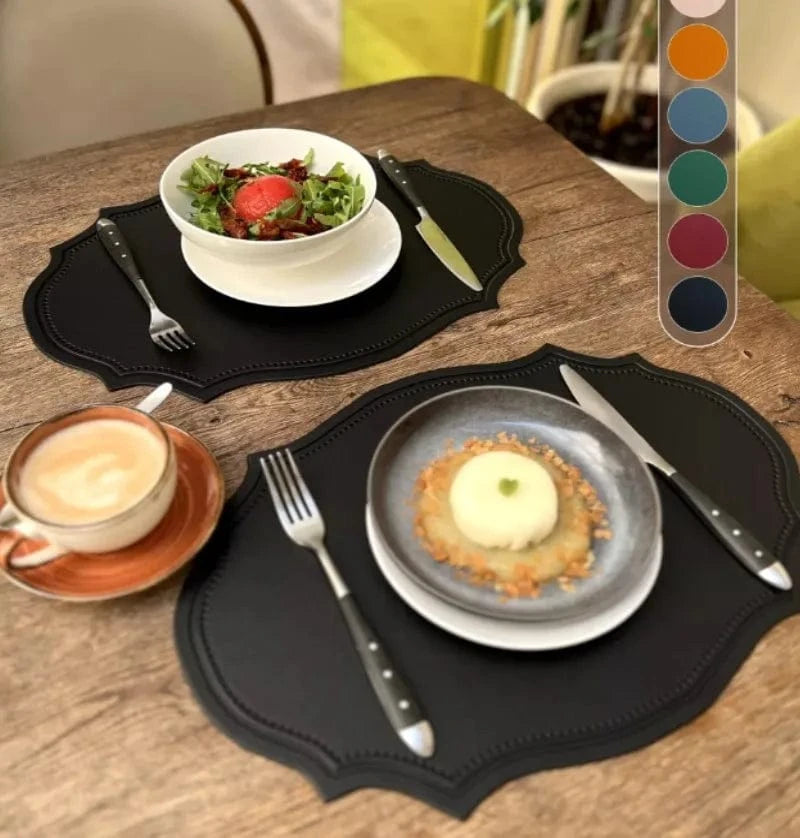 Set de table en faux cuir | Luxe | Joli Set de Table