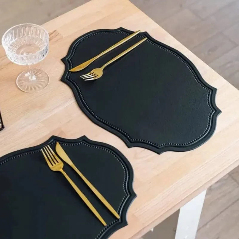 Set de table en faux cuir | Luxe | Joli Set de Table