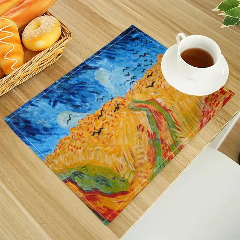 Set de table en lin | Van Gogh | Joli Set de Table 202302-03 / 30X40cm