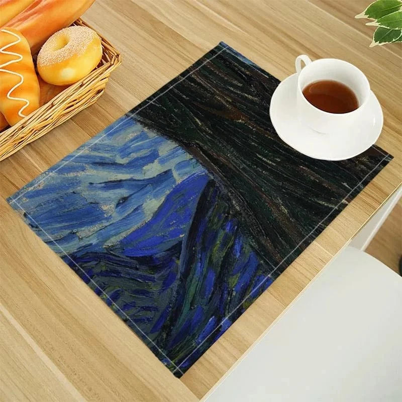 Set de table en lin | Van Gogh | Joli Set de Table 202302-10 / 30X40cm