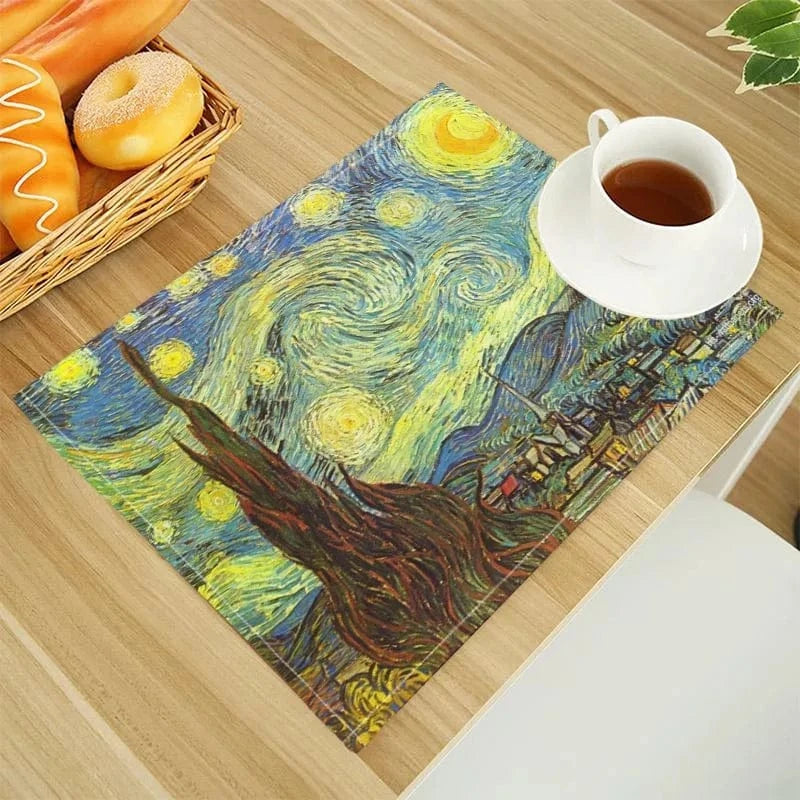 Set de table en lin | Van Gogh | Joli Set de Table