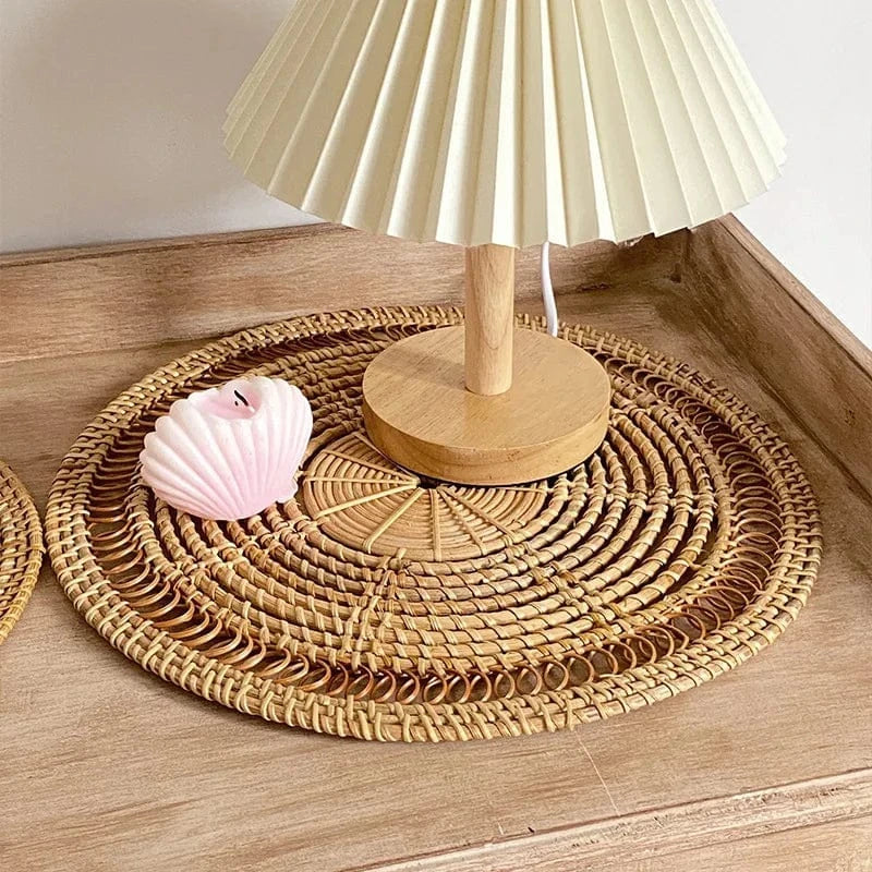 Set de table en paille rond | Joli Set de Table