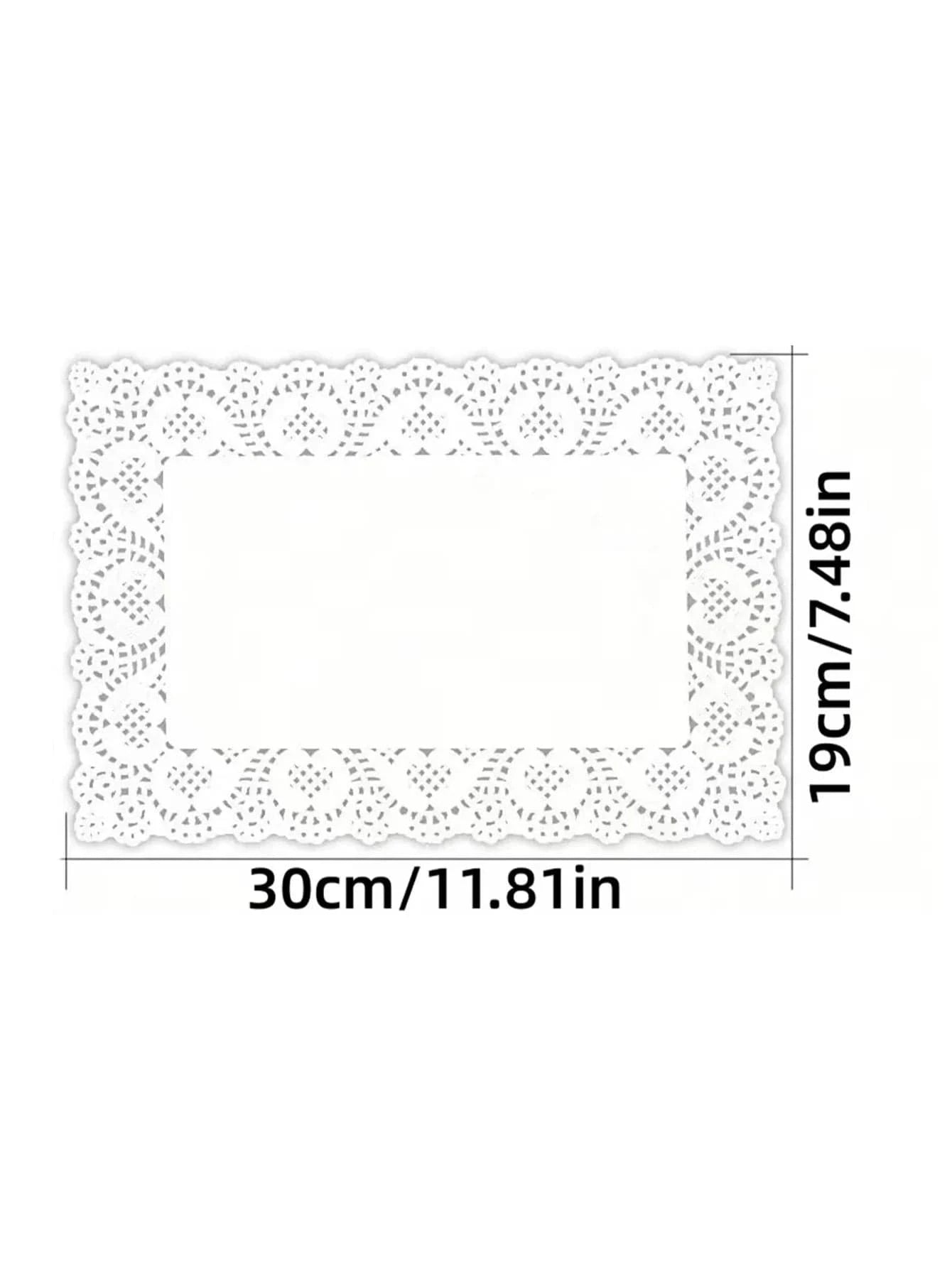 Set de table en papier | Mariage | Joli Set de Table Rectangle-L