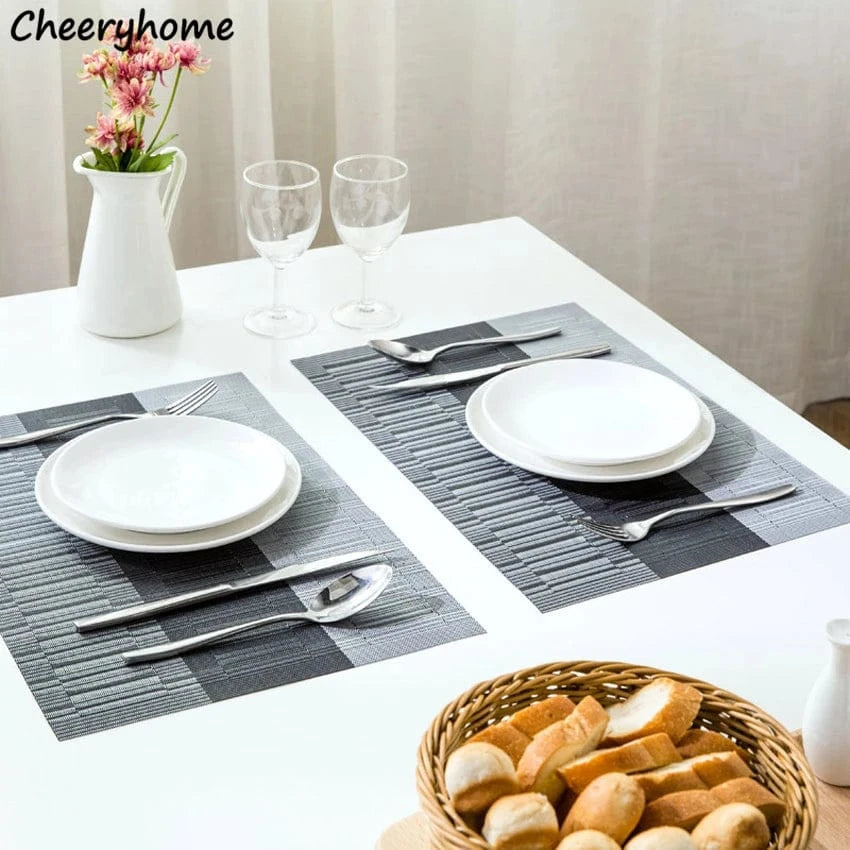 Set de table en plastique | Rayures | Joli Set de Table