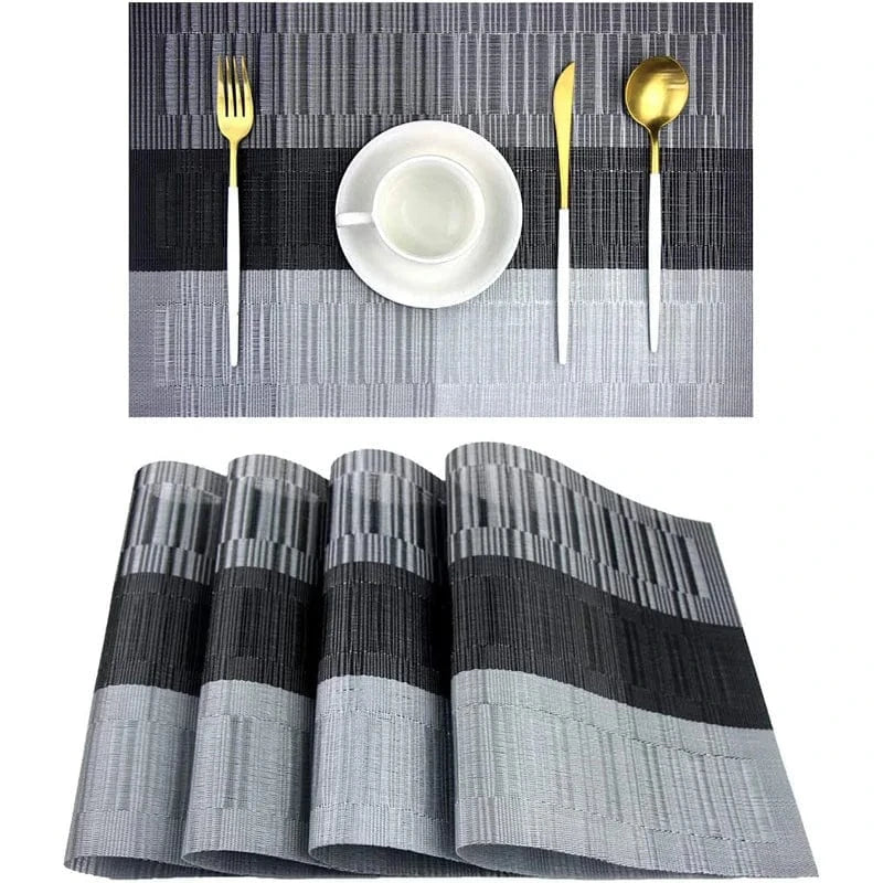 Set de table en plastique | Rayures | Joli Set de Table