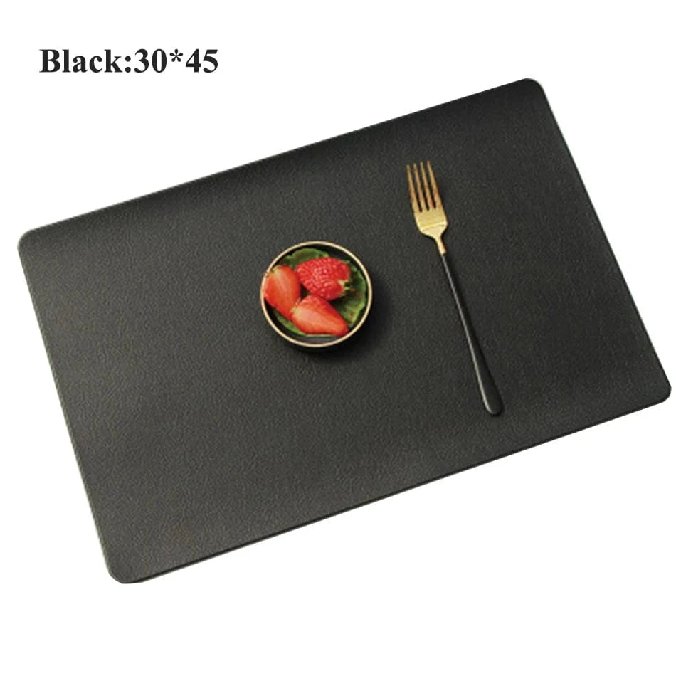 Set de table en simili cuir | Luxe | Joli Set de Table Set de table a / 30x45cm / 1 Pcs