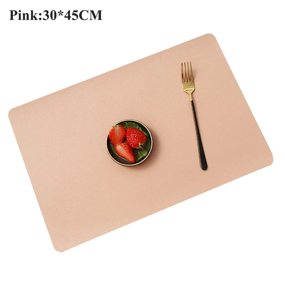 Set de table en simili cuir | Luxe | Joli Set de Table Set de table b / 30x45cm / 1 Pcs