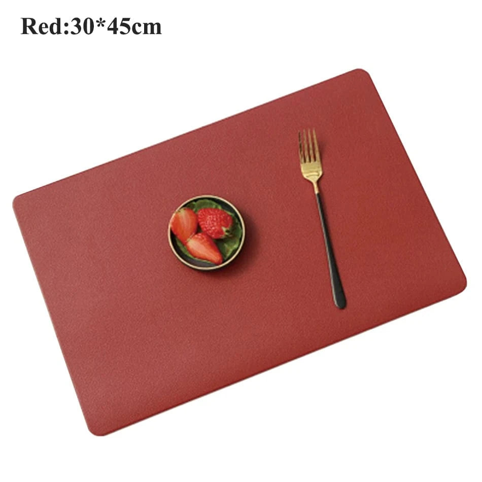 Set de table en simili cuir | Luxe | Joli Set de Table Set de table c / 30x45cm / 1 Pcs