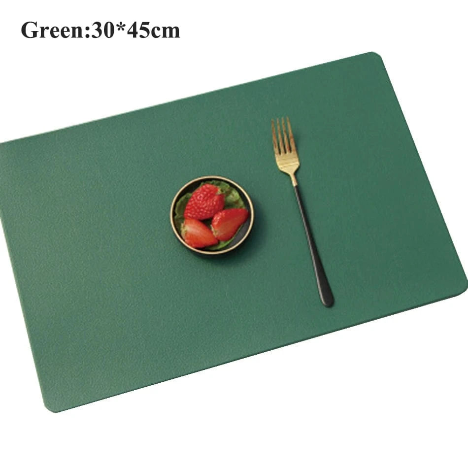 Set de table en simili cuir | Luxe | Joli Set de Table Set de table d / 30x45cm / 1 Pcs