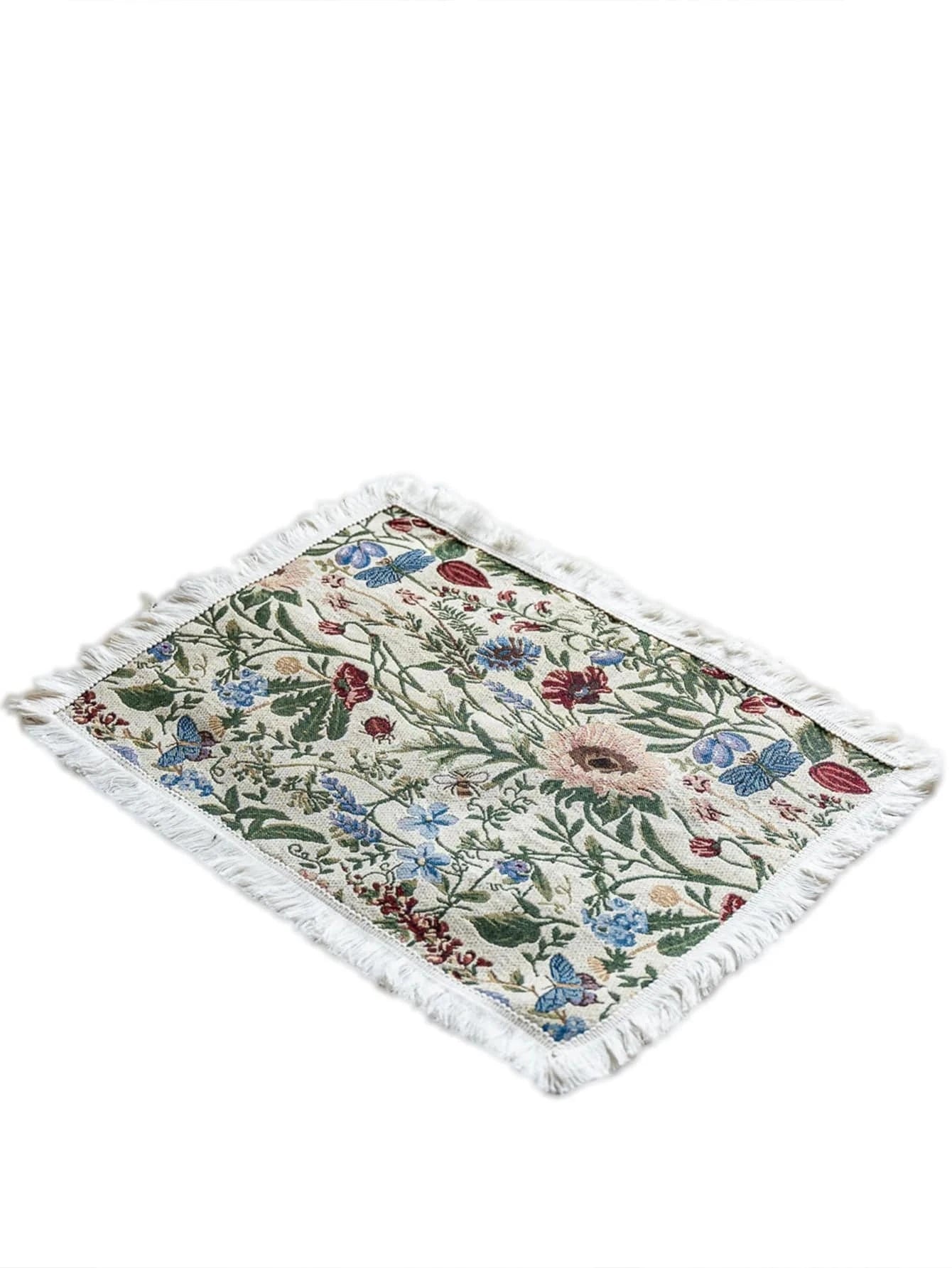 Set de table en tissu | Motif floral | Joli Set de Table Multi / 45x30cm